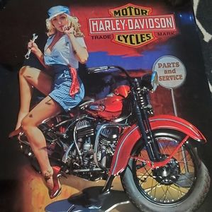 Harley Davidson tin wall hanging